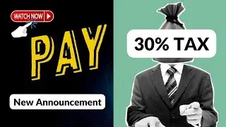 Crypto Tax New Rule? | 30% Tax Latest Announcement Tamil