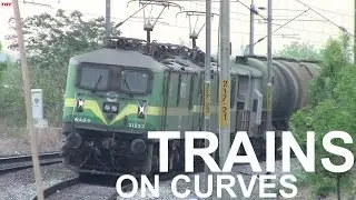 Compilation of Indian Railways Trains On Curves
