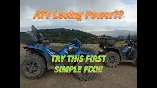 ATV Power Loss FIX💪👌#howto #polaris #sportsman  #atvpowerloss  #enginebogging #mustwatch #atvrepair