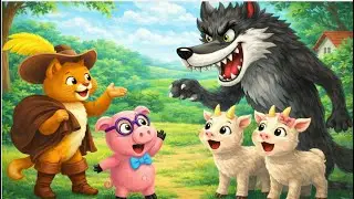 Puss in Boots & Big Bad Wolf | Full Story Compilation | Kids Fairytales
