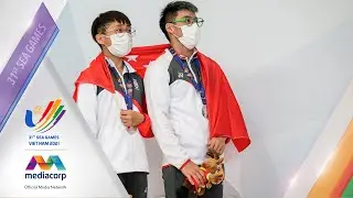 Jonathan Chan & Max Lee's best dive in the Synchronised 10m Platform final | Diving | SEA Games 2021
