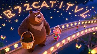 Bear Builds a Star Bridge 🐻🌟 | Fun Animal & Adventure Song for Kids | Magical Learning Rhyme