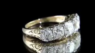 RD073 Antique 5-Stone Engagement Ring from Corr's Jewellers Dublin