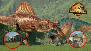NEW SPINO KILL | Update 7 Patch Notes & Marine DLC - Jurassic World Evolution 2