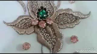 جديد التطريز لموسم  2019 غرزة الذهبية مع مريم 🌹🌹🌹🌹