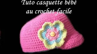 TUTO CASQUETTE BEBE AU CROCHET FACILE NEWSIE BABY CROCHET