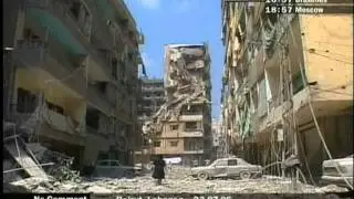 77[NO COMMENT] Beirut ruins, Lebanon 23.07.06 SUN