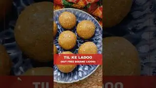Til Ke Laddo Recipe #Shorts | Nut-Free Easy Sesame Seeds Laddu
