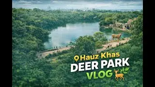 Deer Park Hauz Khas Vlog | Fun With Friends | Delhi Hidden Nature Spot 🌿#DeerPark #HauzKhasVlog