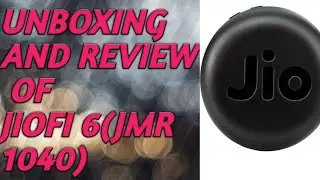Unboxing and Review of Jiofi 6(JMR 1040)Wreless data card