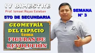 FIGURAS DE REVOLUCIÓN PAPPUS - 5TO DE SECUNDARIA -PAMER