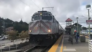 Railfanning Belmont station from 9/1/23 FT:Caltrain,locos and JPBX 906