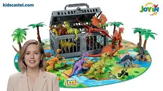 Dino Adventure Unboxed! JOYIN Dinosaur Play Mat & Storage Cage Review