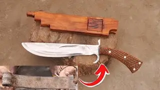 How To Make Meat knife making Process from Assam// New styles Meat Cleaver Knife At Hom#blacksmith