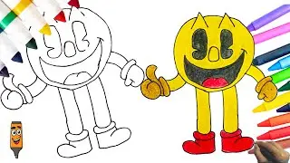 How To Draw Pacman🟡👾