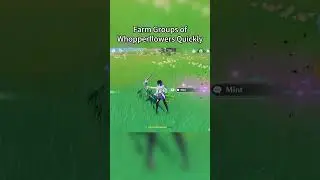 Farm Groups of Whopperflowers  #genshin #genshinimpact #genshintips