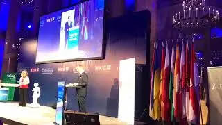 15. &Ouml;sterreichischer IT-  und Beratertag 2017 - Opening: Alfred Harl FV UBIT-Obmann und Pepper