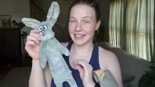 HGB Squeaky Dog Toys, No Stuffing Crinkle Dog Toys for Large Medium Small Dogs, Interactive Dog Toys