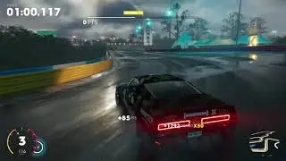 The Crew 2 Miami race track skid drift