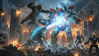 King Kong and Godzilla vs. Super Mech-Titan: The Rebellion of the Artificial Intelligence Army