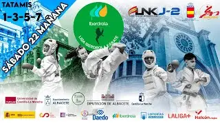 LIGA NACIONAL DE KARATE Jornada 2, 2025. S&aacute;bado ma&ntilde;ana  T 1-3-5-7