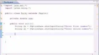 Intermediate Java Tutorial - 22 - init for Applets