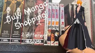 Shopping At 2 Barnes & Nobles&rsquo; for Manga! July Manga Hunting/Haul