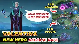 MLBB NEW HERO VALENTINA RELEASE DATE ( Mage Role ) Skill Effect | Upcoming Skin November 2021