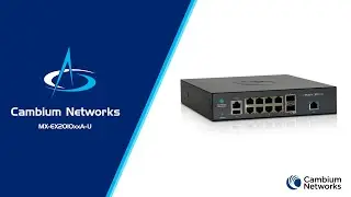 Cambium Networks cnMatrix EX2010 Intelligent Ethernet Switch 2 SFP Fiber Ports
