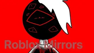 Roblox Mirror animation (TW: horror elements, self loathing and mild flashing)