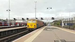Class 69 004 and 69 001 around Brighton on RHTT duties all over Sussex