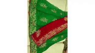 Rajsthani Handwork || lehngha choli || pure chiffon