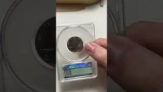 CACG sample coin slab #coins #viral #coincollecting #coincollection #rarecoins #shorts #foryou