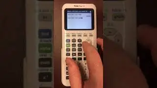 How to copy/paste previous calculations on the TI-84 &TI-83 calculator