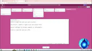 How to Print a Card on Trello