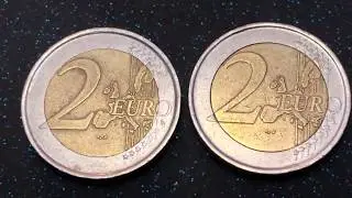 2 euro coin Spain 2002 Defect Numismatics 2000 &euro; 👍