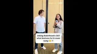 We interviewed Robinhood's CEO Vlad Tenev at #tcdisrupt 2023! #ucberkeley  #shorts