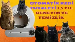 WERO OTOMATİK KEDİ TUVALETİ TEMİZLİK (1,5 YILLIK KULLANIM)