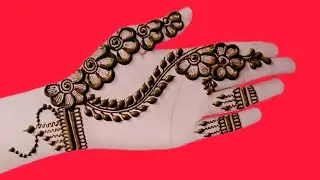 Very easy mehandi design | सिंपल मेहंदी डिजाइन | छठ पुजा मेहंदी डिजाइन 2025 | Mehndi design | 