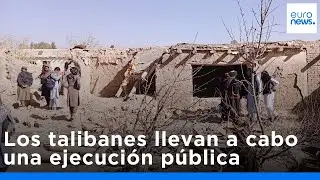 Los talibanes llevan a cabo una ejecuci&oacute;n p&uacute;blica en un estadio deportivo en Afganist&aacute;n
