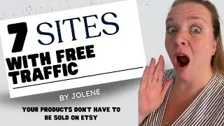 ETSY Got you DOWN? Where else can you list your product that has FREE TRAFFIC. Take Control TODAY!
