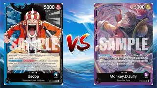 One Piece TCG Usopp VS Purple Luffy!!
