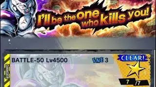 Battle 50-LV4500 | New Frieza Event| First Attempt| New Transforming Goku | Dragon Ball Legends