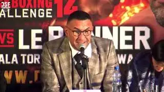 J&eacute;r&ocirc;me Le Banner parle de Patrice Quarteron en conf&eacute;rence de presse du DSF