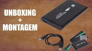 Unboxing Case Gaveta Hd Externo Sata 2.5 + Montagem - (Portugu&ecirc;s BR)