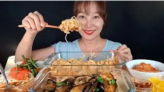SUB)오늘은 진수성찬🍆 콩나물비빔밥 & 가지갈비 저녁 A Feast at Home 🍆 Bean Sprout Bibimbap & EggplantGalbi Dinner