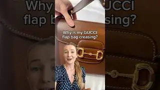 Why is my Gucci Bag creasing at the flap? #luxurybags #louisvuitton #gucci #leathercare