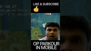 OP PARKOUR IN MINECRAFT MOBILE #PARKOUROP