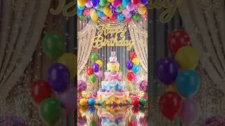 🎉  Happy Birthday Celebration 🎂 | Joy  Love | Cake | Balloons Party, Wishes & Smiles Everywhere