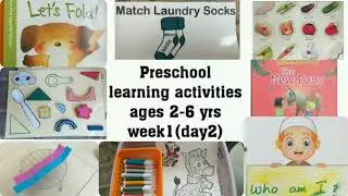 Preschool learning activities for ages 2-6 years |HomeschoolingMama